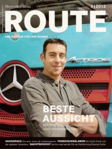 Verena Künne in der Zeitschrift Mercedes-Benz ROUTE 3/2013